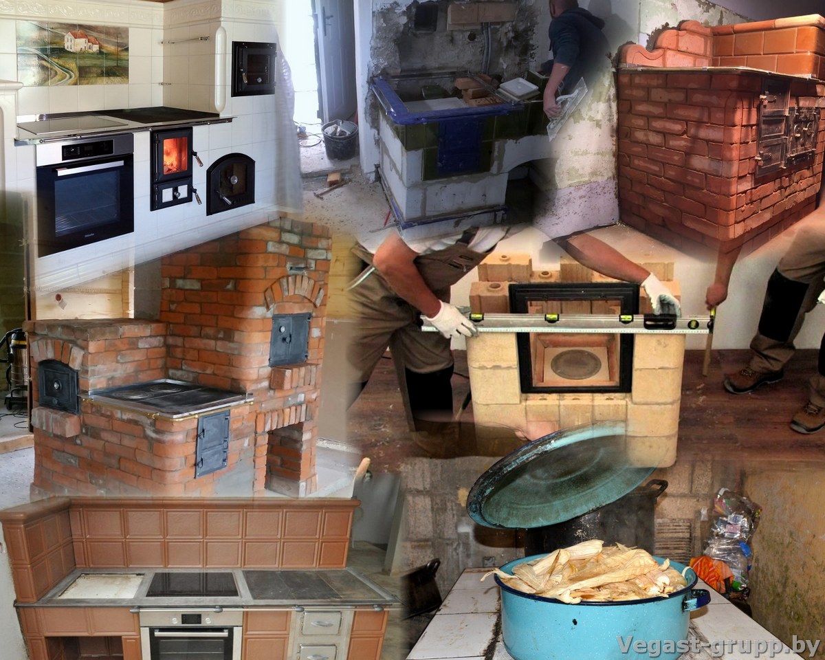 Кухонная плита – пошаговое строительство