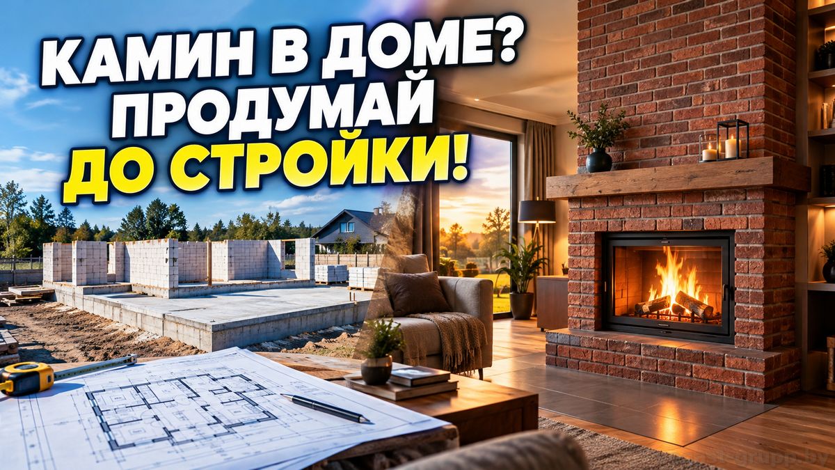 Дом с камином: что предусмотреть до строительства