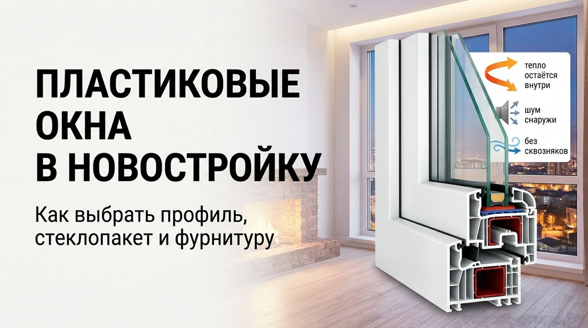 Пластиковые окна для новостроек: что важно учитывать